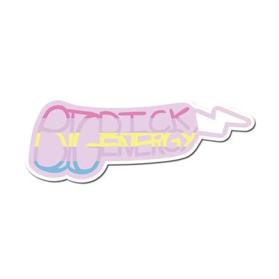 Dark Spark Decals Aporagender Big Dick Energy LGBTQ+ Flag - 13 Inch Full Color Vinyl Decal for Indoor or Outdoor use, Cars, Laptops, Dcor, Windows, and More
