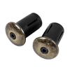 Bike Handlebar End Plugs - Expanding, Adjustable Handlebar Bike Bar Ends for Mountain, Road, BMX, MTB Bicycle - 2 Set Plug or Cap for Bike Bars (Free Installation Tools view 1