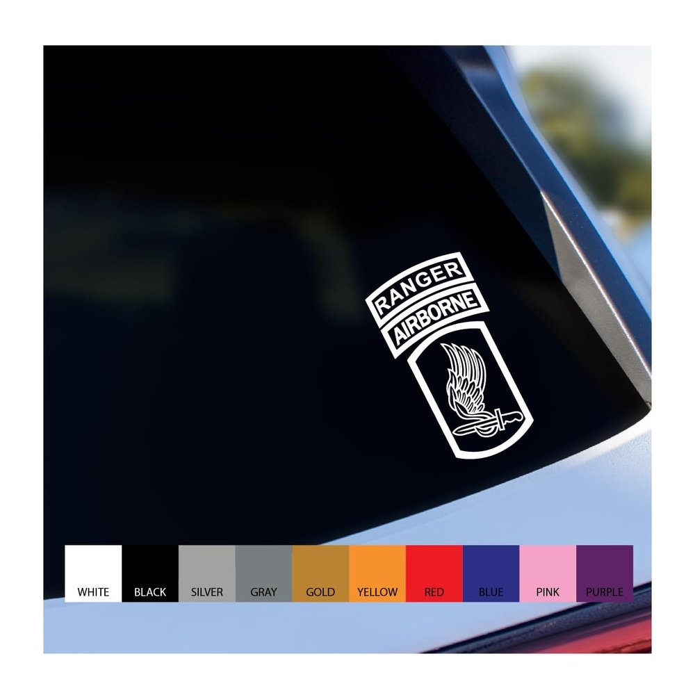 173rd Airborne Ranger Vinyl Decal (6 inches Tall)