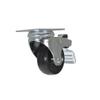 Rubber Swivel Total Brake 3x1 198lb view 1