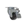 Rubber Swivel Total Brake 3x1 198lb view 2