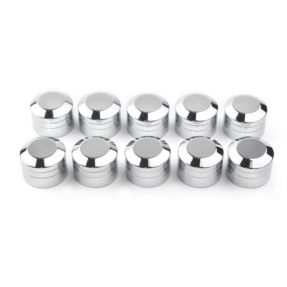 Zhisheng 10PCS Aluminum Bolt Caps Motor for Harley