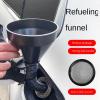 Portable Large Refueling Funnel with Filter Mesh Car Motorcycle 2 in 1 Refueling Funnel Engine Oil Fuel Filter Plastic Rubber Funnel Refueling Tool Universal view 2