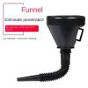 Portable Large Refueling Funnel with Filter Mesh Car Motorcycle 2 in 1 Refueling Funnel Engine Oil Fuel Filter Plastic Rubber Funnel Refueling Tool Universal view 4