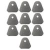 Bryke Racing Flat Body Tabs 3/16" Hole Trick Tabs IMCA Off Road 10 Pack view 1
