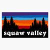 Squaw Valley California Forest Camping Ski Snowboard Hiking Mountain Lake Tahoe Sunset Gift Ideas Sticker Vinyl Decal Bumper Sticker 5" view 1