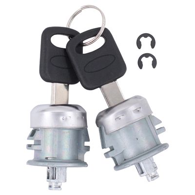 NewYall Set of 2 Door Lock Cylinder with Key for Ford F150 Expedition F250 Windstar Excursion Explorer Sport Trac Thunderbird Freesta Lincoln Navigator Blackwood Mark LT Mercury Montereyc