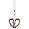 JDM TSURIKAWA BROKEN HEART NEO RING SUBWAY TRAIN BUS HANDLE WHITE STRAP view 1