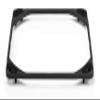 Noctua NA-IS1-14 chromax.Black Sx2, Inlet Side Spacers for 140mm Fans (Black) view 1