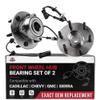 Front Wheel Bearing and Hub Assembly Set of 2 - Compatible with Cadillac, Chevrolet, GMC - Escalade, Escalade ESV, Escalade EXT, Avalanche 1500, Express 1500, Express 2500 - Replaces 515036, 51503 view 1