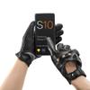 MGGM collection Mens Touchscreen Leather Driving Gloves Unlined,BrownCamel,XX-Large view 4