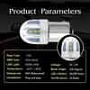 OtpOutopa 1156 S25 BA15S LED Bulbs Brake Lights Strobe Flashing or Long Light White 6SMD for Car Turn Signal Lights Stop Light Tail Light Reverse Lamp 1073 1093 1129 1141 1206 Bulbs (4PCS) view 3