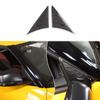 Fit for Toyota Supra GR A90 A91 MK5 2019-2026 Real Carbon Fiber Rearview Mirror Side Spoiler Trim Cover, Channel The Car Air, Reduce The Wind Noise Inside The Car, 2PCS (Black) view 1