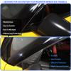 Fit for Toyota Supra GR A90 A91 MK5 2019-2026 Real Carbon Fiber Rearview Mirror Side Spoiler Trim Cover, Channel The Car Air, Reduce The Wind Noise Inside The Car, 2PCS (Black) view 2