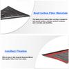 Fit for Toyota Supra GR A90 A91 MK5 2019-2026 Real Carbon Fiber Rearview Mirror Side Spoiler Trim Cover, Channel The Car Air, Reduce The Wind Noise Inside The Car, 2PCS (Black) view 3