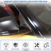 Fit for Toyota Supra GR A90 A91 MK5 2019-2026 Real Carbon Fiber Rearview Mirror Side Spoiler Trim Cover, Channel The Car Air, Reduce The Wind Noise Inside The Car, 2PCS (Black) view 4
