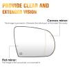 Passenger Right Side Heated Mirror Glass Fits for Jeep Cherokee 2014-2019, Compass 2017-2021 Replacement for 68228918AA 68228912AA 68228910AA view 2