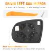 Passenger Right Side Heated Mirror Glass Fits for Jeep Cherokee 2014-2019, Compass 2017-2021 Replacement for 68228918AA 68228912AA 68228910AA view 3