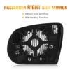 Passenger Right Side Heated Mirror Glass Fits for Jeep Cherokee 2014-2019, Compass 2017-2021 Replacement for 68228918AA 68228912AA 68228910AA view 4