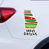 Christmas Stickers Georgia State Car Window Stickers Christmas Decoration Georgia Map Car Decal Window Decal Merrry Christmas Sweet Home Vinyl Decal for Car Truck Bumper Window Laptop view 1