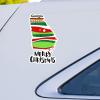 Christmas Stickers Georgia State Car Window Stickers Christmas Decoration Georgia Map Car Decal Window Decal Merrry Christmas Sweet Home Vinyl Decal for Car Truck Bumper Window Laptop view 2