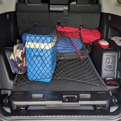 EACCESSORIES EA Trunk Organizer Cargo Net for Infiniti QX60 2022-2026 Floor Style Cargo Net for SUV Premium Mesh Elastic Car Trunk Organizer Vehicle Carrier Storage Compatible with QX60