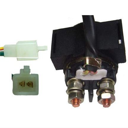 Starter Relay Solenoid, compatible with Peace 50cc TPGS-811,50cc TPGS-812 Scooter