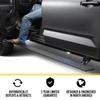 RealTruck Volt Power Running Boards for RAM 1500 (2019-2025) Quad Cab | Aluminum, Protective Bedliner Coating | 20430680T | Electric Powerstep & Retractable Steps view 3