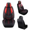 rasiarpio 1 Pieces Front Car Seat Cover for Charger 2008-2021 Not Suitable for SXT Models Automotive Seat Covers Water Proof Faux Leather Universal Vehicle Cushion Cover (Black Red) view 2