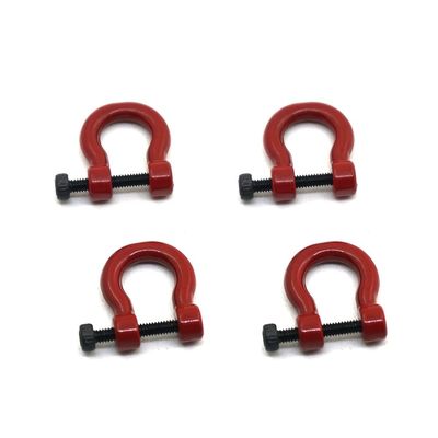 Metal Bumper D-Ring Tow Hook Anti-Collision Trailer Hook Rescue for 1/10 RC Crawler Car Traxxas TRX4 80315 Axial SCX10 ( Color : 2Pair )