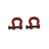 Metal Bumper D-Ring Tow Hook Anti-Collision Trailer Hook Rescue for 1/10 RC Crawler Car Traxxas TRX4 80315 Axial SCX10 ( Color : 2Pair ) view 2