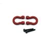 Metal Bumper D-Ring Tow Hook Anti-Collision Trailer Hook Rescue for 1/10 RC Crawler Car Traxxas TRX4 80315 Axial SCX10 ( Color : 2Pair ) view 4
