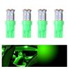 OtpOutopa 194 LED Bulb License Plate Lights T10 7020 10SMD Chipsets 161 168 192 193 2825 W5W Bulbs Error Free Fit for Car Dome Side Signs Door Indicator Courtesy Trunk Lights (Green,4PCS) view 1