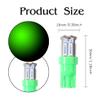 OtpOutopa 194 LED Bulb License Plate Lights T10 7020 10SMD Chipsets 161 168 192 193 2825 W5W Bulbs Error Free Fit for Car Dome Side Signs Door Indicator Courtesy Trunk Lights (Green,4PCS) view 2