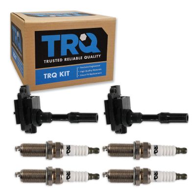 TRQ Ignition Coil and Spark Plug Kit 6 Piece Iridium Spark Plugs