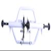 FOMAS Trike Rear Axle,Tricycle Conversion Kit 7 Speed, 15mm AxleBlack Or White Frame .This Tricycle Part Suitable for Adult Bicycle Or Motorcycle. (White) view 1