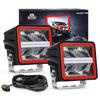 Nilight 3 Inch Cube 20 W 2200LM 10Super Spot LED Pod Light with DRL view 1