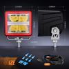 Nilight 3 Inch Cube 20 W 2200LM 10Super Spot LED Pod Light with DRL view 2