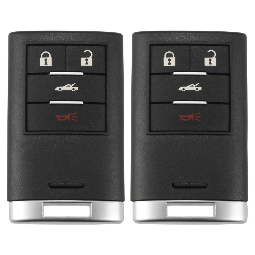 X AUTOHAUX 2x M3N5WY7777A 315MHz Car Key Fob for Chevy Corvette 2008-2013