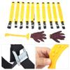 Car Safety Chains Emergency Traction adjust Chains , 10PCS Reusable avoid Snow Chains of Car , Winter Driving Security Chains for Outdoor Winter Snow Mud avoid , 10PCS Reusable avoid Snow Chains of view 3