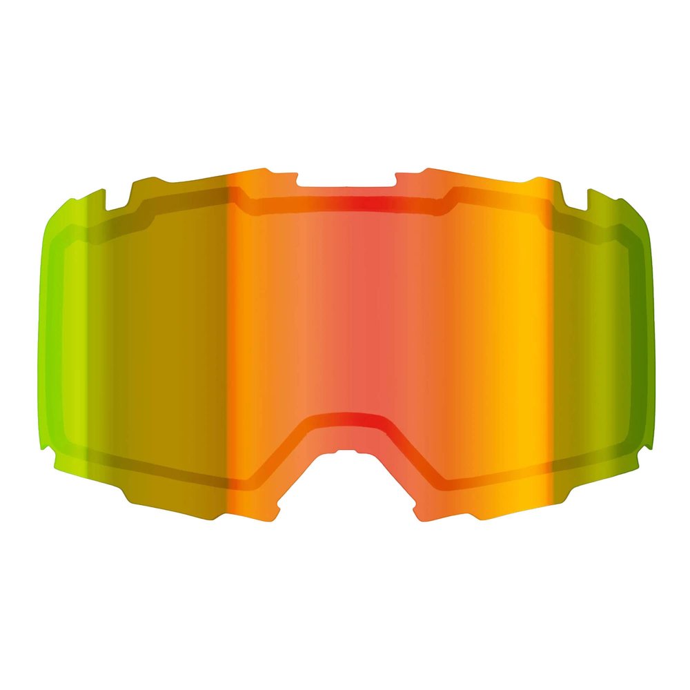 FXR Combat Dual Replacement Lens Anti-Fog Anti-Scratch UV Coating Pre-Curved - Bronze HD w/Inferno Finish - One Size