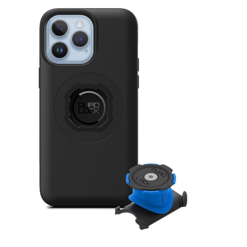 Quad Lock Stem/Handlebar Bike Phone Holder Kit with MAG Phone Case for iPhone 14 Pro Max