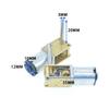 LVLOZ Tiny Motor Winch Tiny Mini Dc Motor Electrico Tool Mode Engine Reverse Polarity Switch 3-12V (Voltage : 6V60rpm) view 2