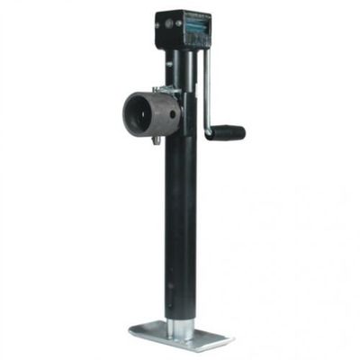 All States Trailer Side Wind Jack with Zerk Fitting Weld Collar 15" - 5,000 lb. fits Trailer & Towing Trailer Jacks