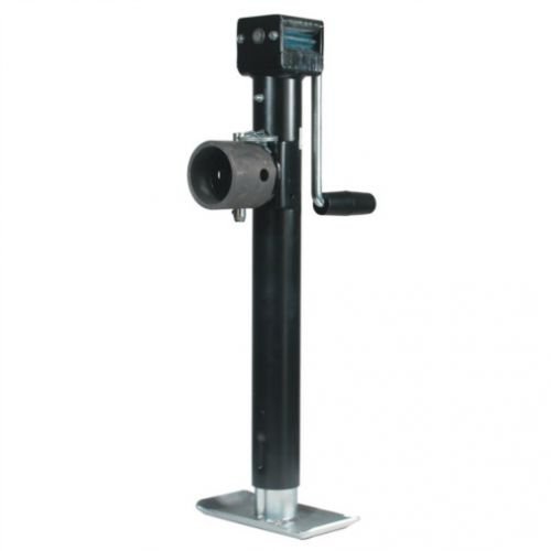 All States Trailer Side Wind Jack with Zerk Fitting Weld Collar 15" - 5,000 lb. fits Trailer & Towing Trailer Jacks