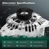 SCITOO 120A Alternator Fits for Hyundai for Santa Fe 2005 2006 view 2