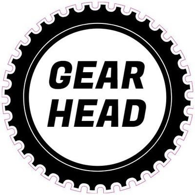 U.S. Custom Stickers Gear Head Gear Sticker 9 Inch