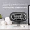 Jopwkuin Windshield Defogger 12V 150W Car Heater 360 Rotatable Adhesive Installation Strong Wind 2 Modes Car Window Defroster Heating Cooling Fan for Vehicle view 4