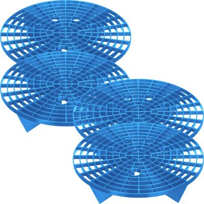 Tallew Car Wash Bucket Grit Trap Insert, 3-5 Gallon Bucket,Blue,4 Pcs