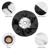 Foruidea Bones Fish Spare Tire Cover with Backup Camera Hole Wheel Tire Cover Fit Trailer, RV, SUV and Many Vehicle 17inch view 4
